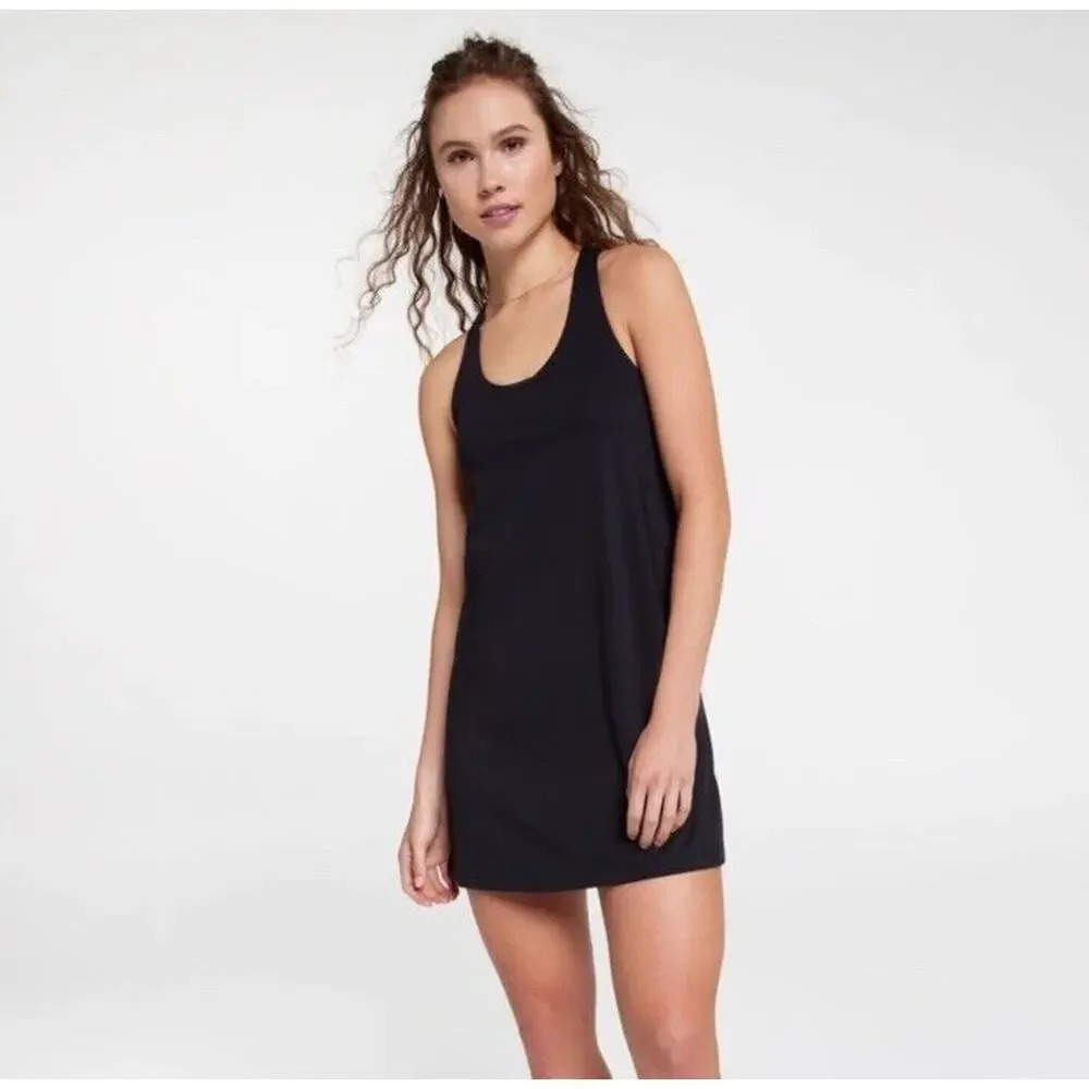 Calia Energized Exercise Dress Black Size Small WAX15035 Stretch Women’s